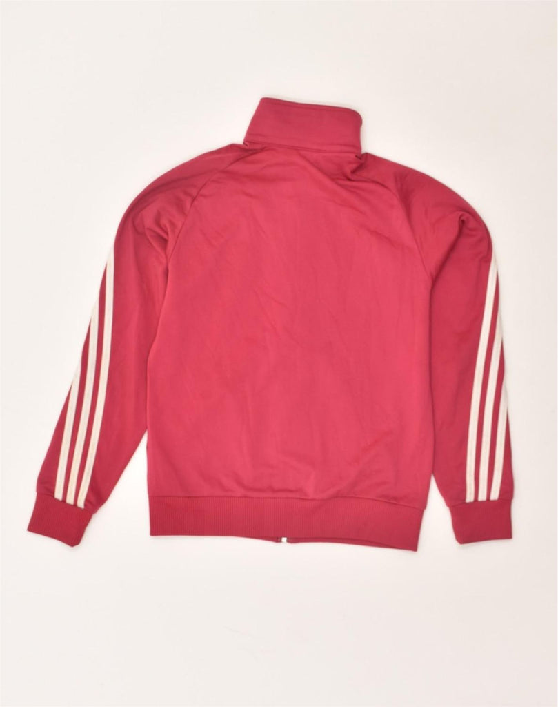 ADIDAS Girls Tracksuit Top Jacket 11-12 Years Pink Polyester | Vintage Adidas | Thrift | Second-Hand Adidas | Used Clothing | Messina Hembry 