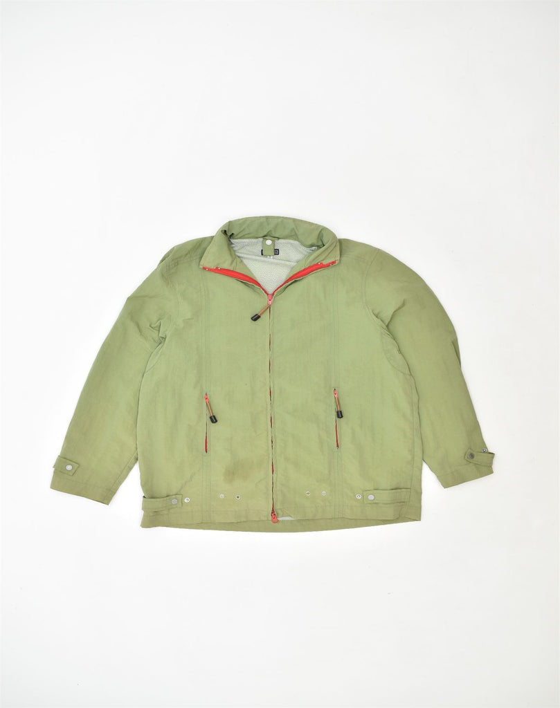 STEFANEL Boys Hooded Rain Jacket 12-13 Years Green Polyamide | Vintage | Thrift | Second-Hand | Used Clothing | Messina Hembry 