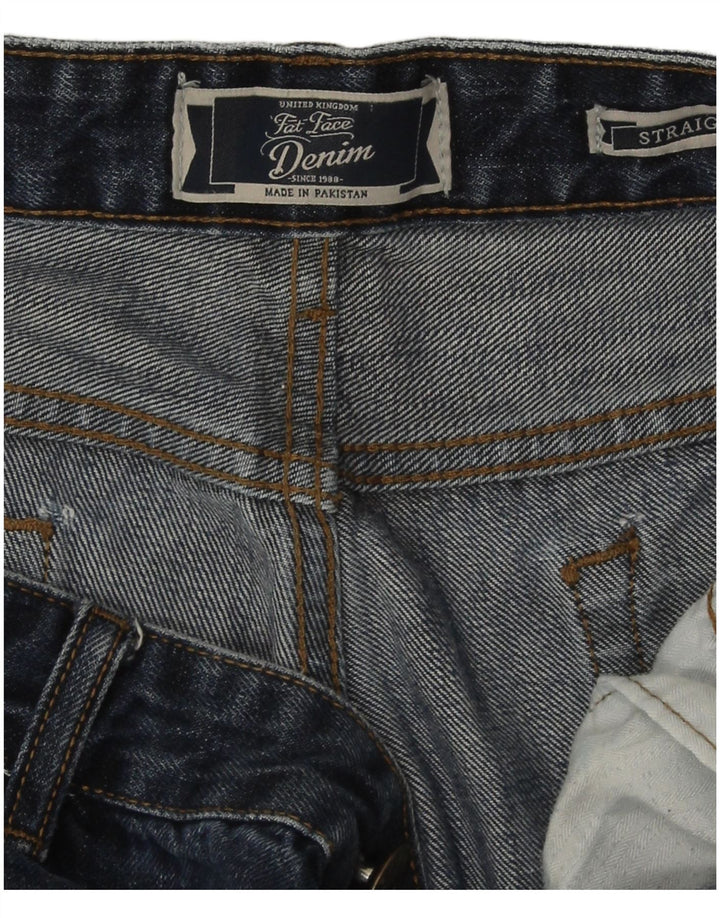 Fat Face Mens Straight Jeans 34 L30 Navy Blue