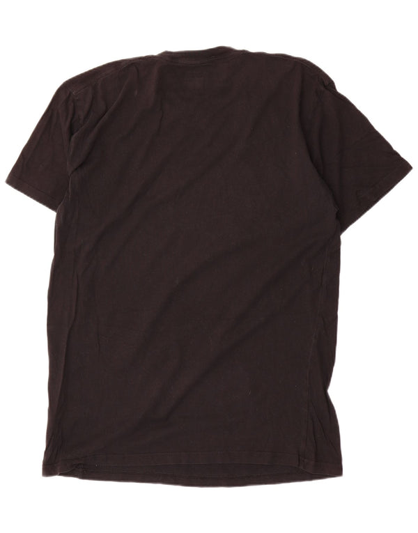 Vans Mens Classic Fit T-Shirt Top Large Black Cotton