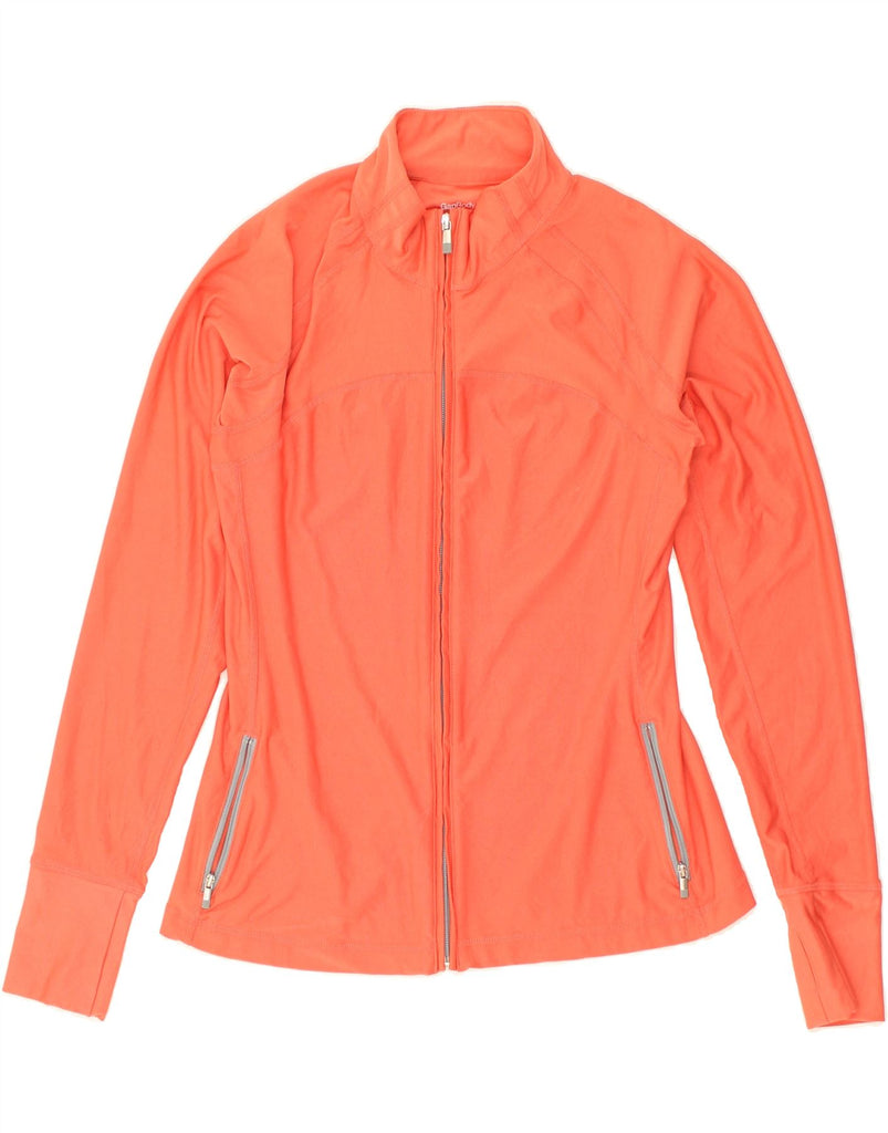 GAP Womens Tracksuit Top Jacket UK 14 Medium Orange Polyester | Vintage Gap | Thrift | Second-Hand Gap | Used Clothing | Messina Hembry 