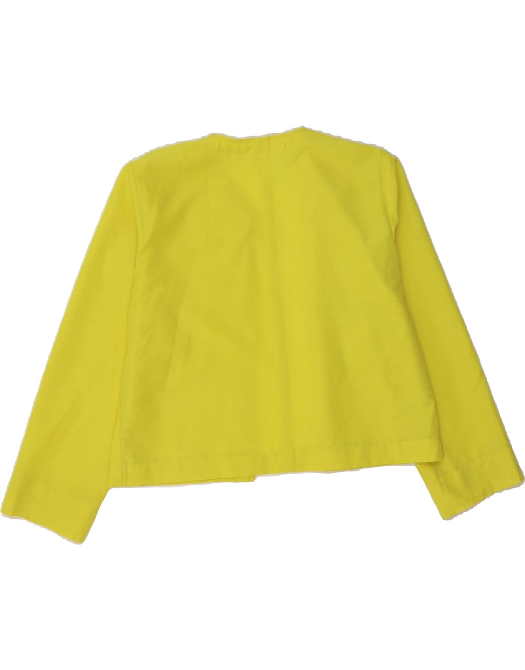 VINTAGE Womens Bolero Jacket UK 14 Large Yellow Vintage Vintage and Second-Hand Vintage from Messina Hembry 