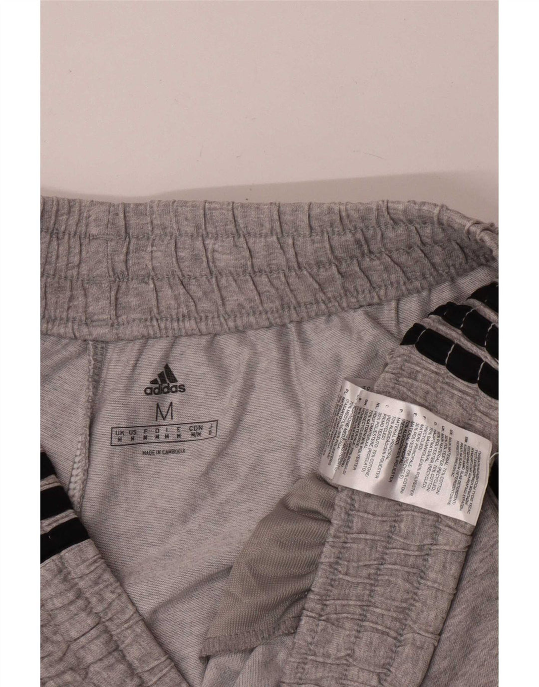 Adidas Mens Sport Shorts Medium Grey Cotton