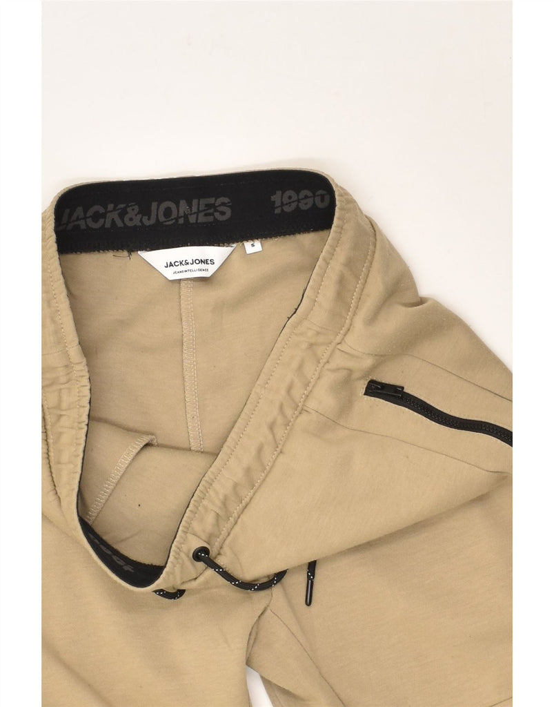 JACK & JONES Mens Tracksuit Trousers Joggers Small Brown Polyester | Vintage Jack & Jones | Thrift | Second-Hand Jack & Jones | Used Clothing | Messina Hembry 