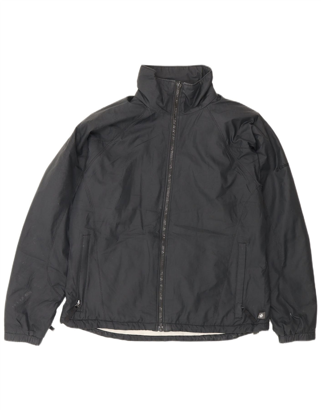 Columbia Womens Windbreaker Jacket UK 14 Medium Black Polyester