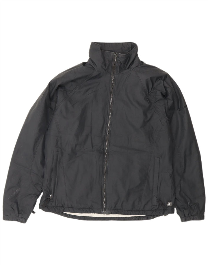 Columbia Womens Windbreaker Jacket UK 14 Medium Black Polyester