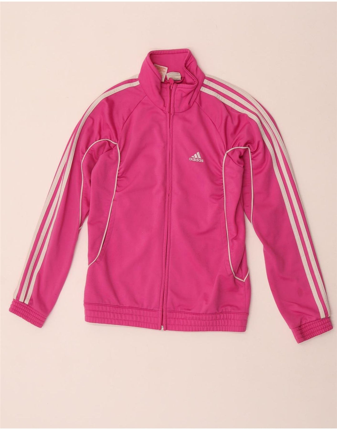 Adidas Girls Tracksuit Top Jacket 13-14 Years Pink