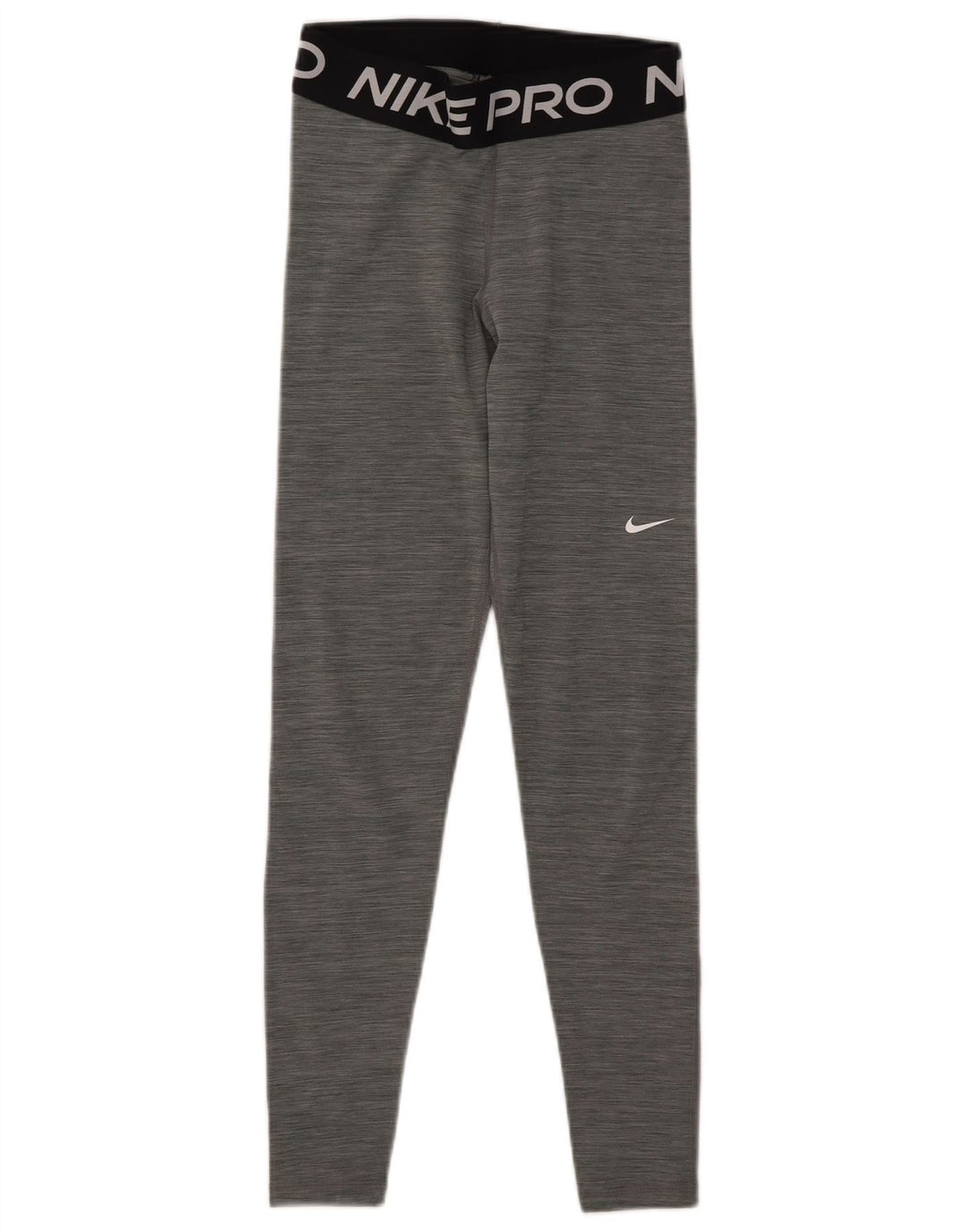 Nike Womens Dri Fit Graphic Leggings UK 8 Small  Grey Flecked