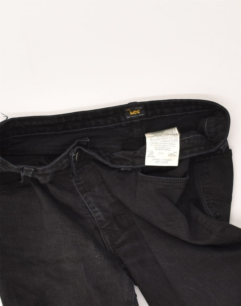 LEE Womens Straight Jeans W30 L31 Black Cotton | Vintage Lee | Thrift | Second-Hand Lee | Used Clothing | Messina Hembry 