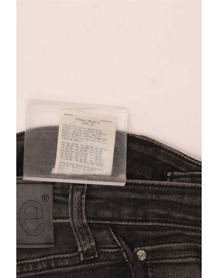 Lee Mens Malone Slim Jeans W30 L30 Black Cotton