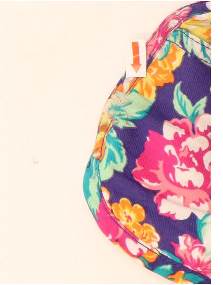 BENETTON Womens Hot Pants W26 Small Multicoloured Floral