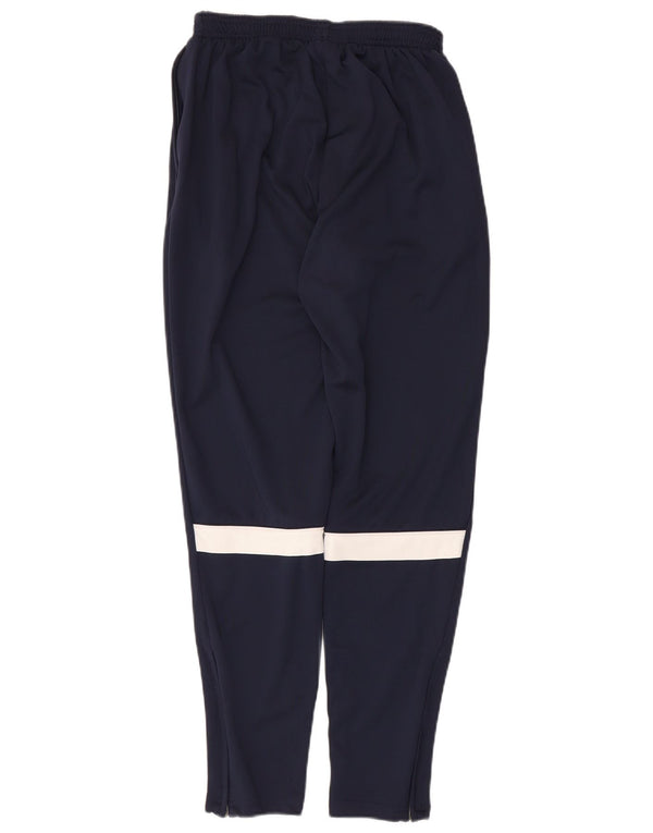 Nike Mens Dri Fit Tracksuit Trousers Medium Navy Blue Colourblock
