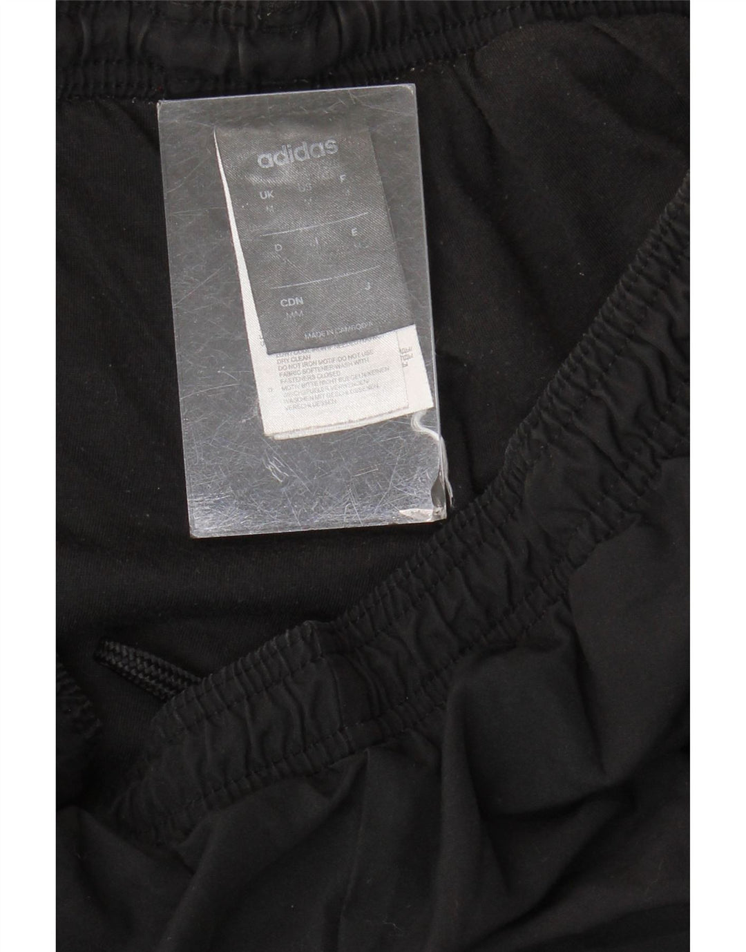 Adidas Mens Tracksuit Trousers Joggers Medium  Black Polyester