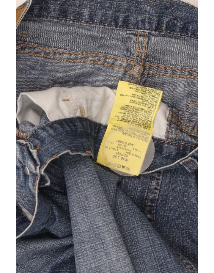 Wrangler Mens Bootcut Jeans W36 L30 Blue Cotton