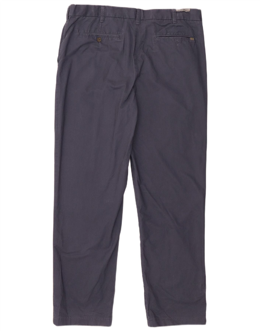 Marks & Spencer Mens Regular Chino Trousers W40 L32 Blue Cotton