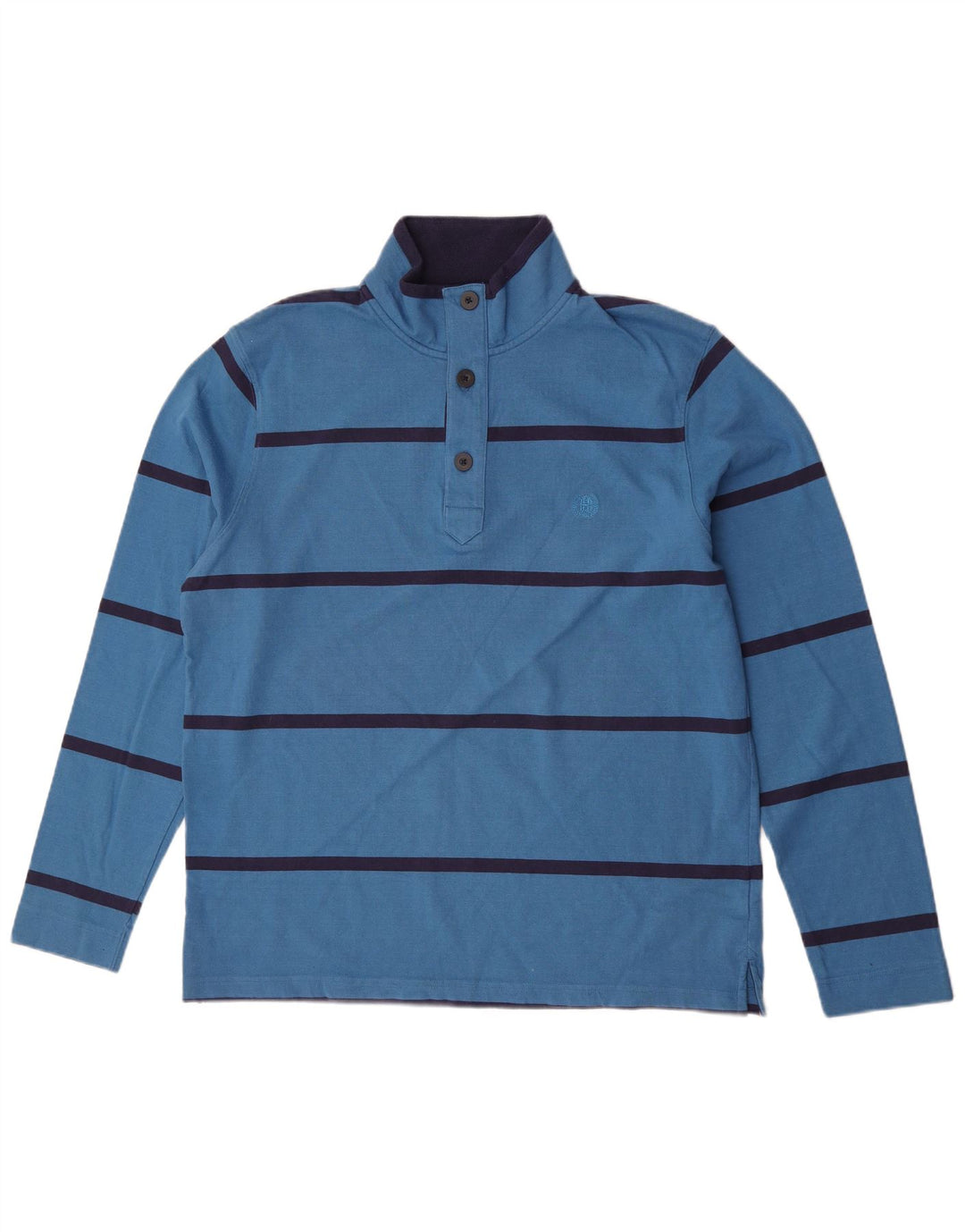 Marks & Spencer Mens Blue Harbour Sweatshirt Jumper Large Blue Striped