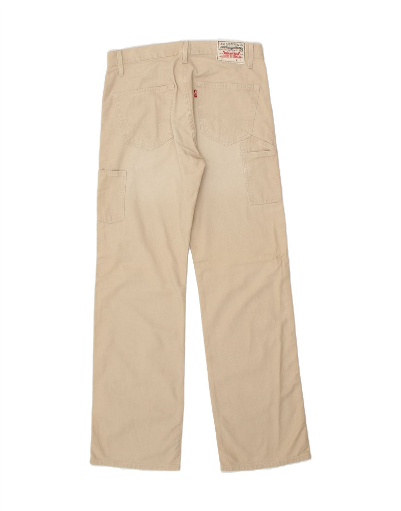 LEVI'S Mens Straight Chino Trousers W31 L34 Beige Cotton Vintage Levi's and Second-Hand Levi's from Messina Hembry 