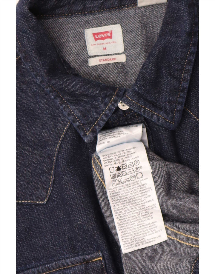 Levi's Mens Standard Fit Denim Shirt Medium Blue Classic