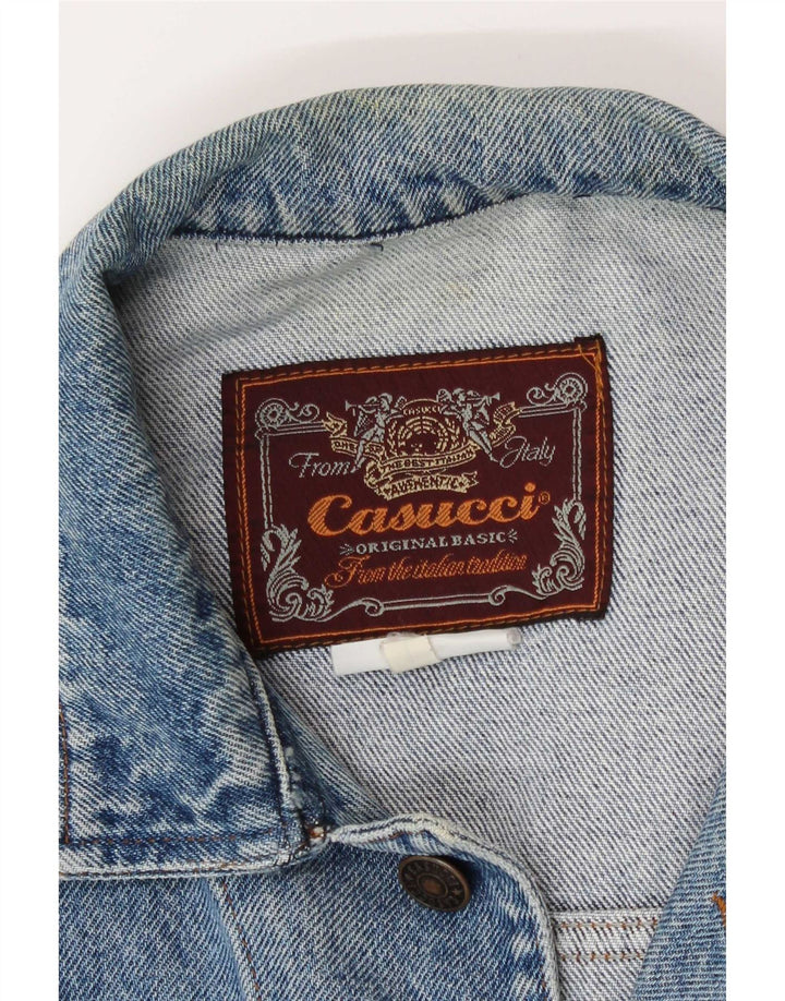 Casucci Mens Denim Jacket UK 42 XL Blue