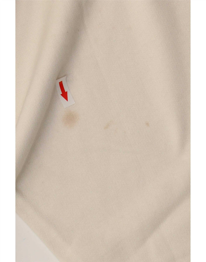 Champion Mens Graphic Sweatshirt Jumper XL White Cotton