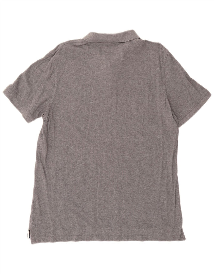 Crew Clothing Mens Polo Shirt XL Grey Cotton