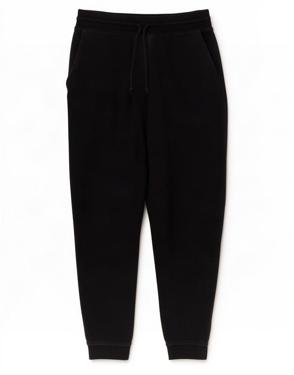 Marks & Spencer Womens Tracksuit Trousers Joggers UK 12 Medium Black Cotton
