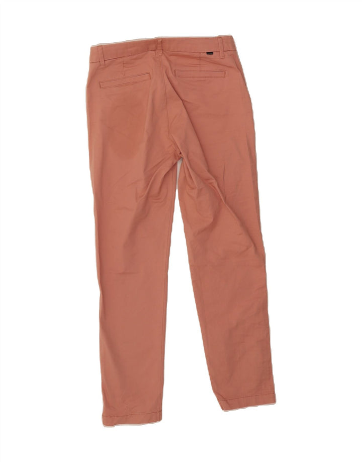 DOCKERS Womens Slim Chino Trousers W27 L27 Pink Cotton Vintage Dockers and Second-Hand Dockers from Messina Hembry 