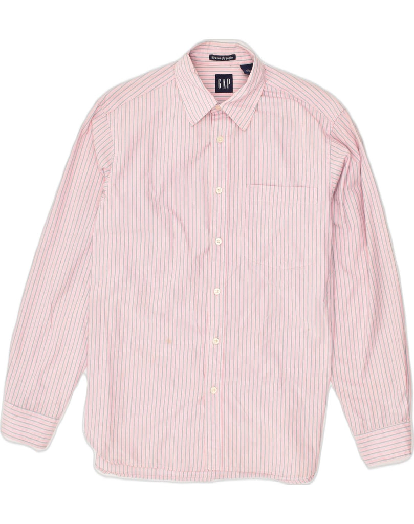 GAP Mens Shirt Small Pink Pinstripe Cotton | Vintage Gap | Thrift | Second-Hand Gap | Used Clothing | Messina Hembry 