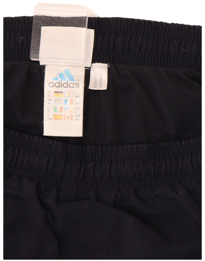 ADIDAS Mens Tracksuit Trousers XL  Navy Blue Polyamide