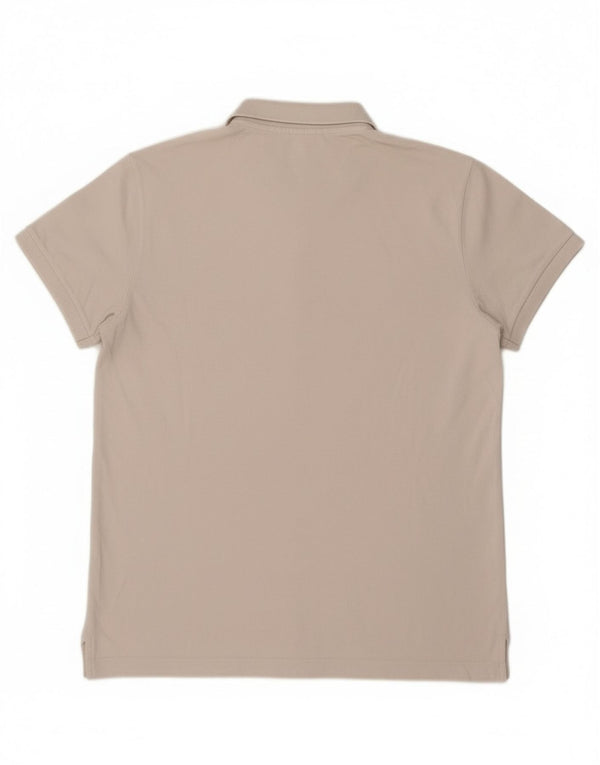 Lacoste Mens Polo Shirt Size 4 Medium White Cotton