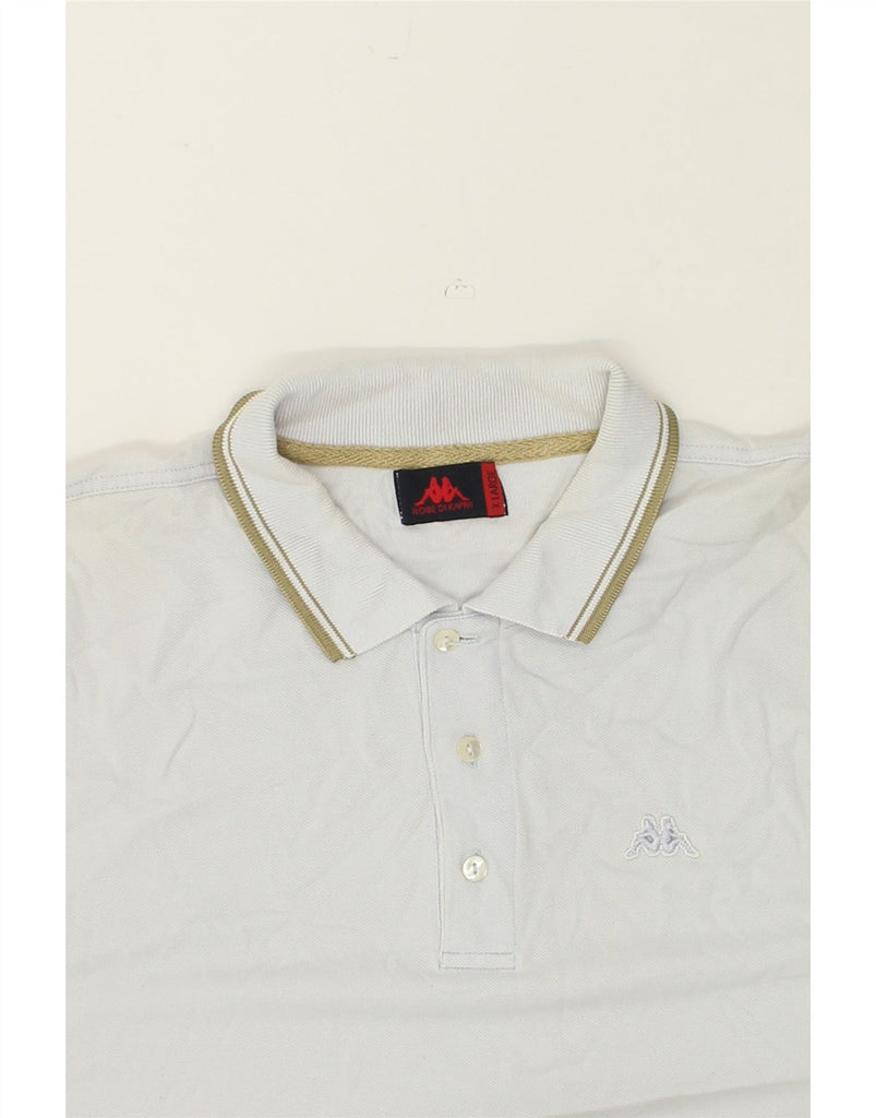 KAPPA Mens Polo Shirt XL Grey Cotton | Vintage Kappa | Thrift | Second-Hand Kappa | Used Clothing | Messina Hembry 