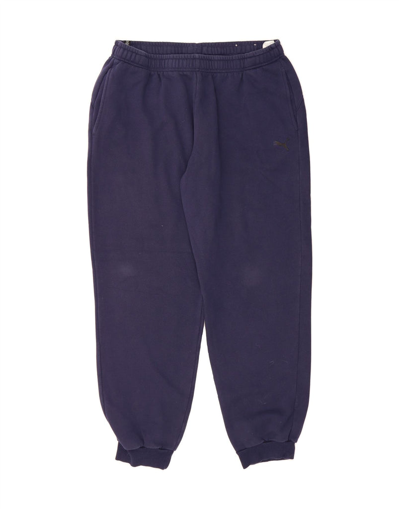 PUMA Mens Tracksuit Trousers Joggers XL  Navy Blue Cotton Vintage Puma and Second-Hand Puma from Messina Hembry 