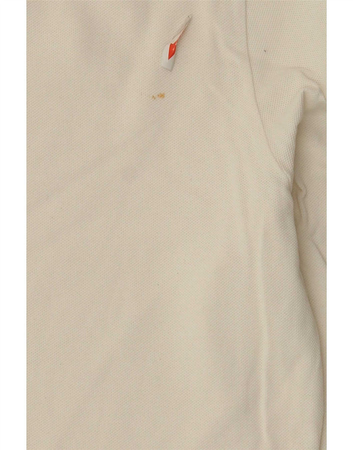 Lacoste Womens Long Sleeve Polo Shirt Size 44 Large White