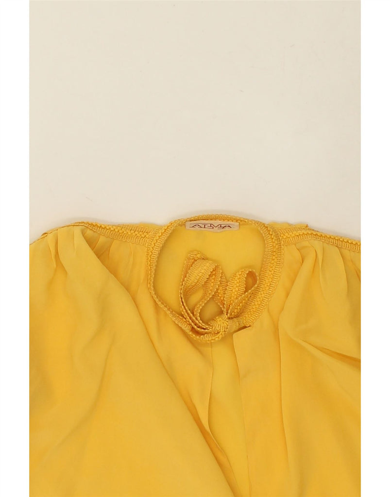 VINTAGE Womens Cardigan Top UK 20 2XL Yellow | Vintage Vintage | Thrift | Second-Hand Vintage | Used Clothing | Messina Hembry 