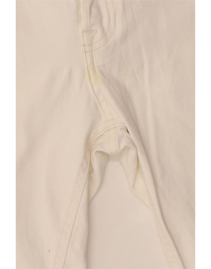 JACK & JONES Mens Regular Fit Denim Shorts Medium W32  White Cotton