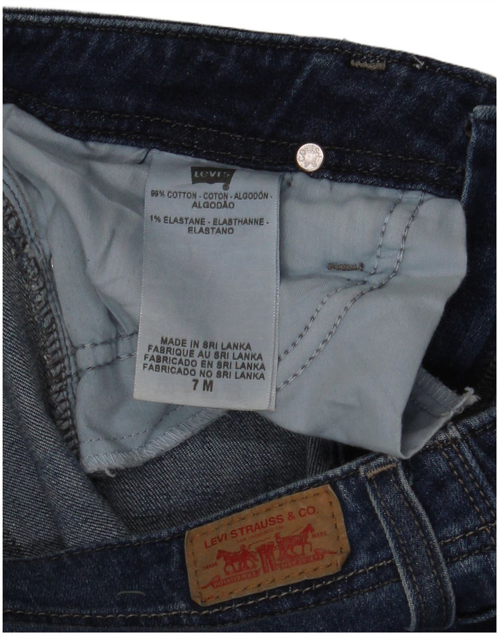 Levi's Womens Flared Jeans US 7 Medium W30 L34 Blue Cotton