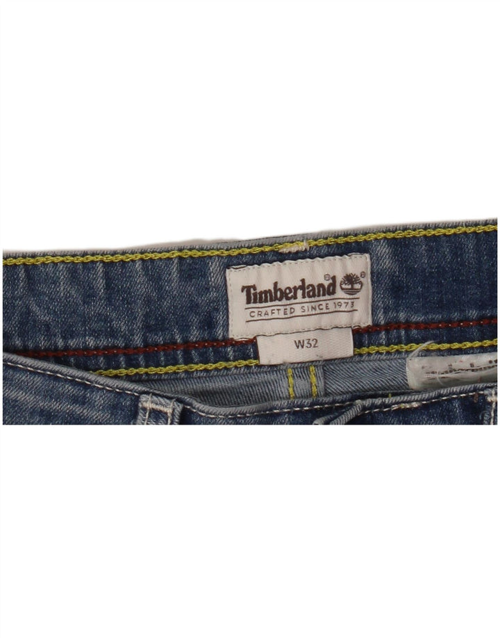 Timberland Mens Denim Shorts W32 Medium Blue