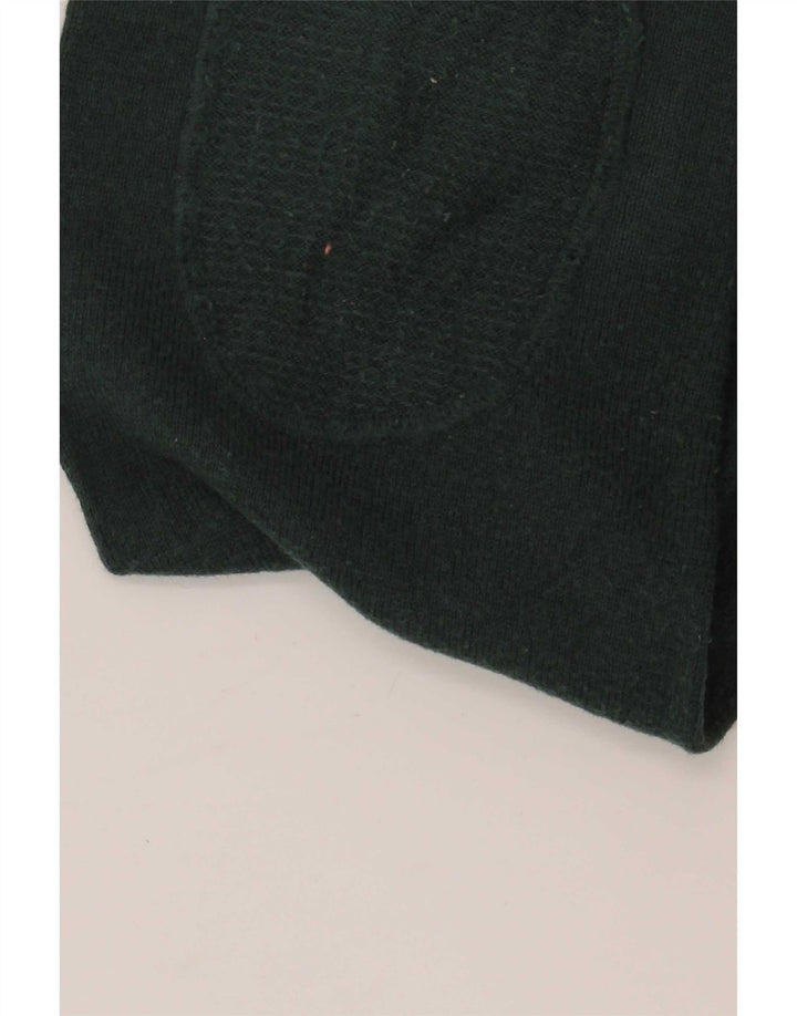 PEUTEREY Mens V-Neck Jumper Sweater Medium Green