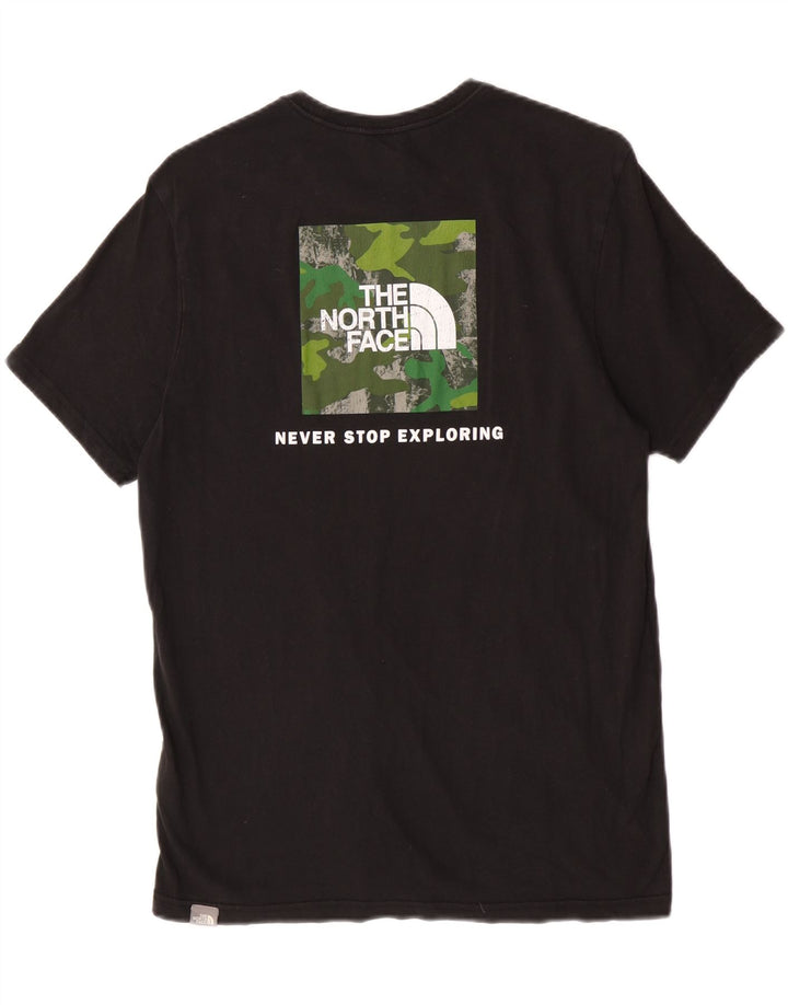 The North Face Mens Graphic T-Shirt Top Medium Black Cotton