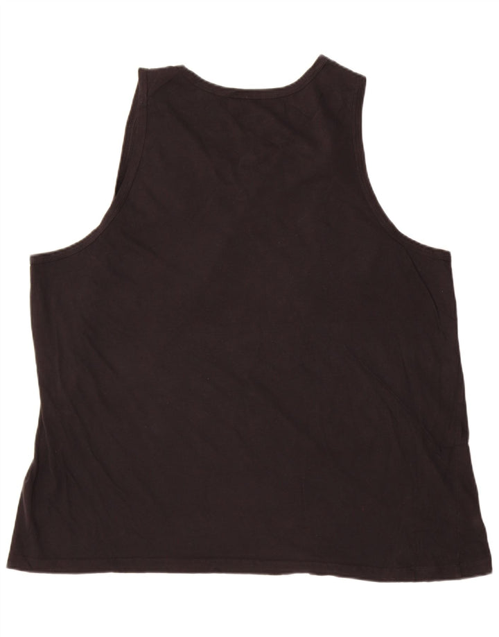 Nike Mens Vest Top 2XL Black Cotton