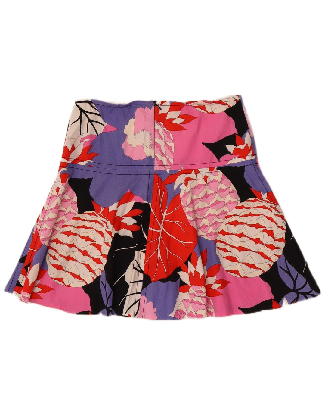 Pinko Womens Mini Skirt UK 8 Small W30 Multicoloured Floral