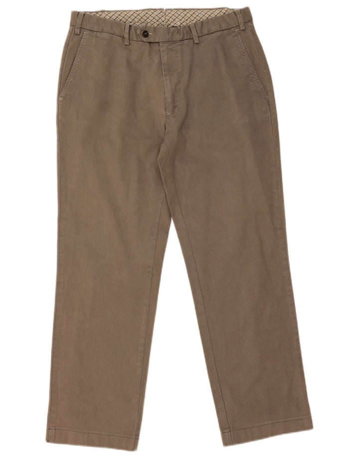 Gant Mens Regular Suit Trousers IT 50 Large W35 L29 Grey
