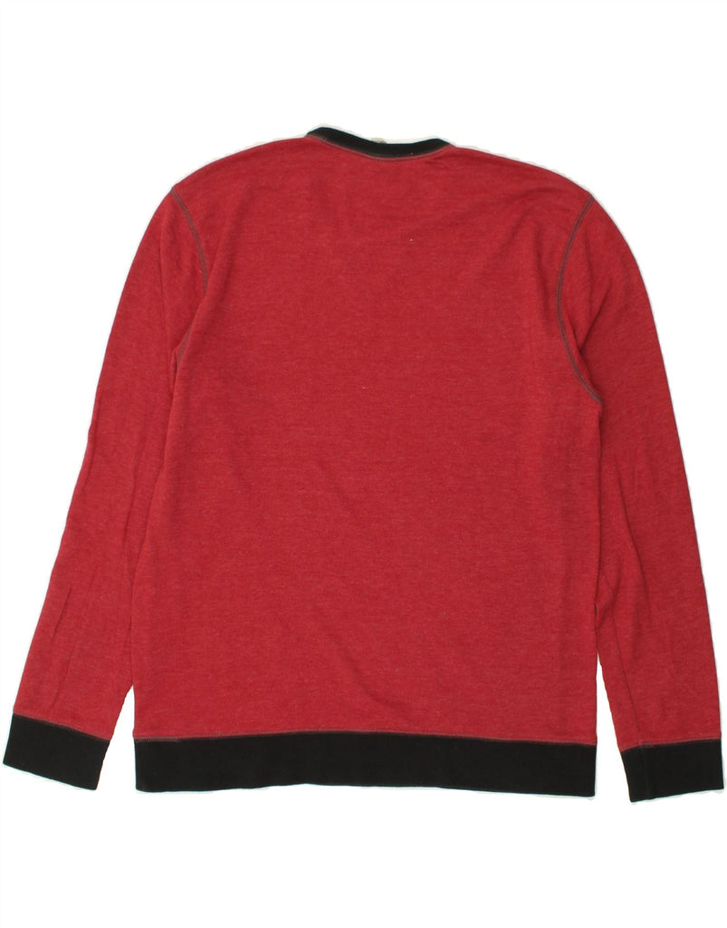 CALVIN KLEIN Mens Sweatshirt Jumper Large Red Cotton | Vintage Calvin Klein | Thrift | Second-Hand Calvin Klein | Used Clothing | Messina Hembry 