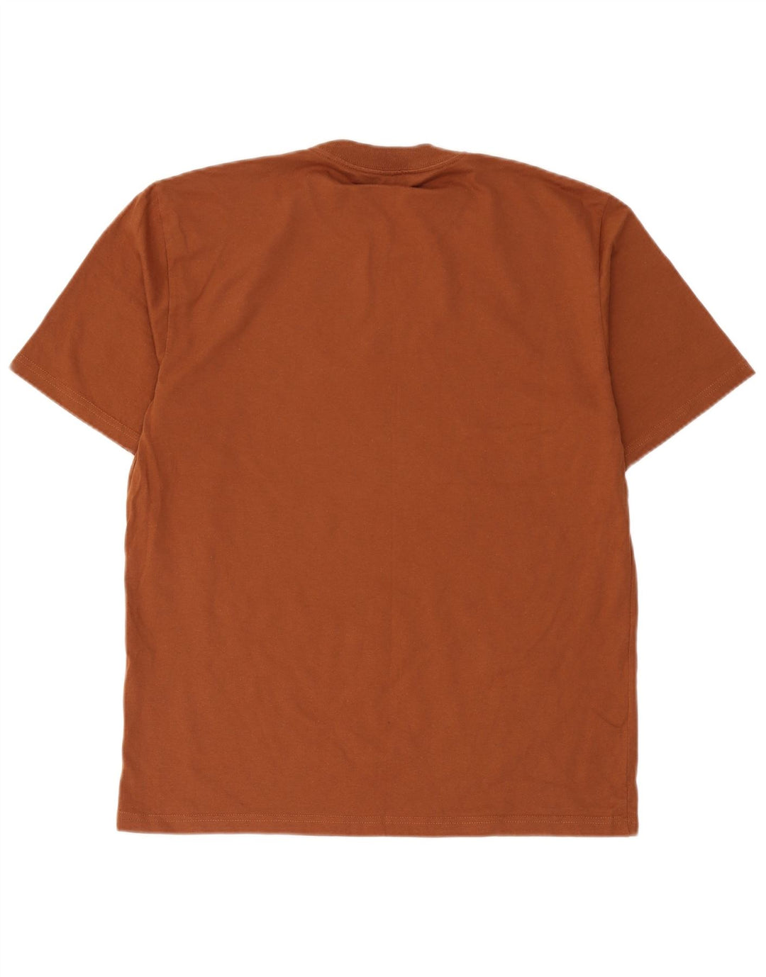Carhartt Mens Graphic T-Shirt Top Large Brown Cotton