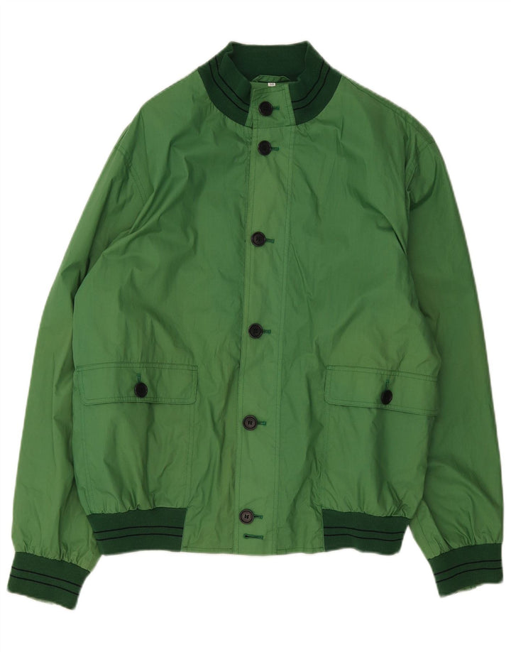 Vintage Mens Bomber Jacket IT 50 Large Green