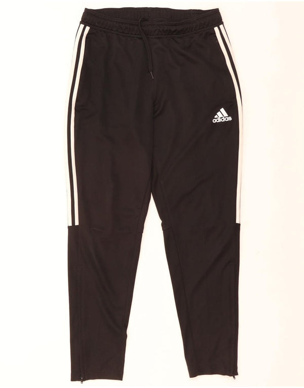 Adidas Womens Aeroready Tracksuit Trousers UK 14 Medium  Black Polyester