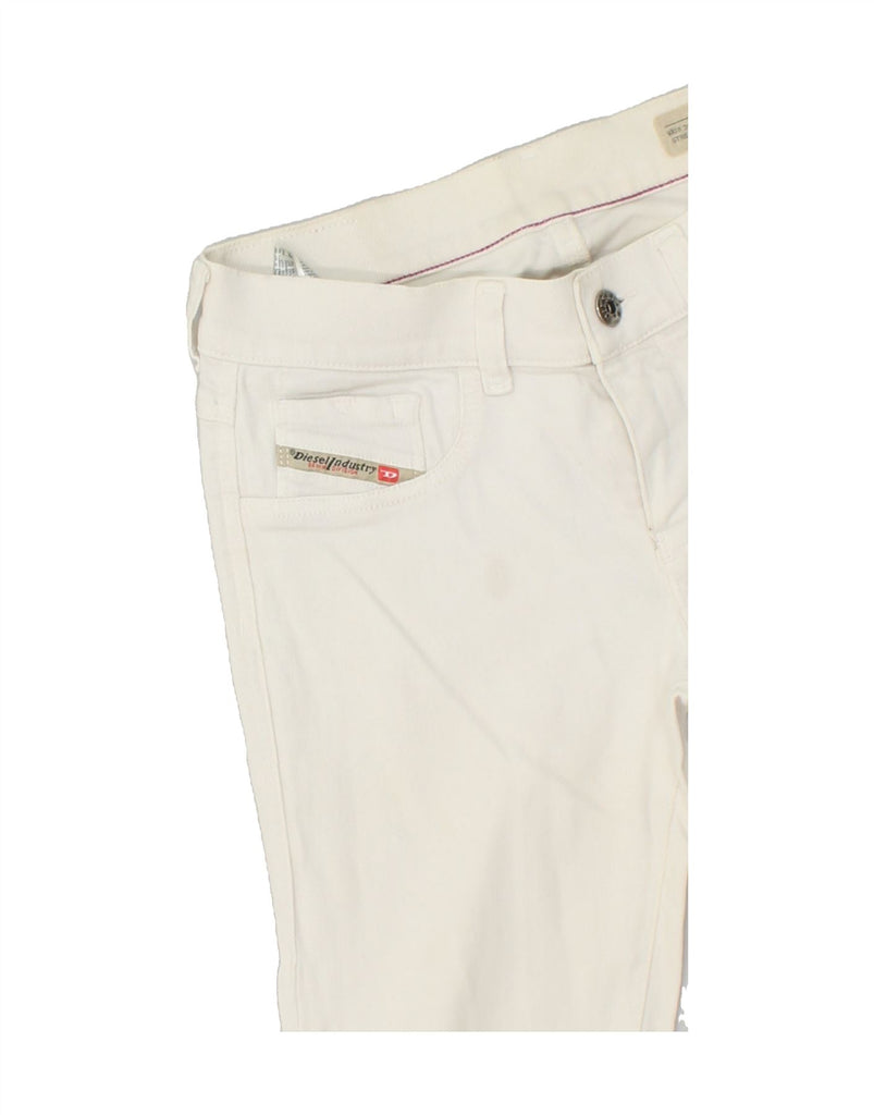 DIESEL Womens Livier Super Slim Jegging Jeans W28 L31 Off White Cotton Vintage Diesel and Second-Hand Diesel from Messina Hembry 