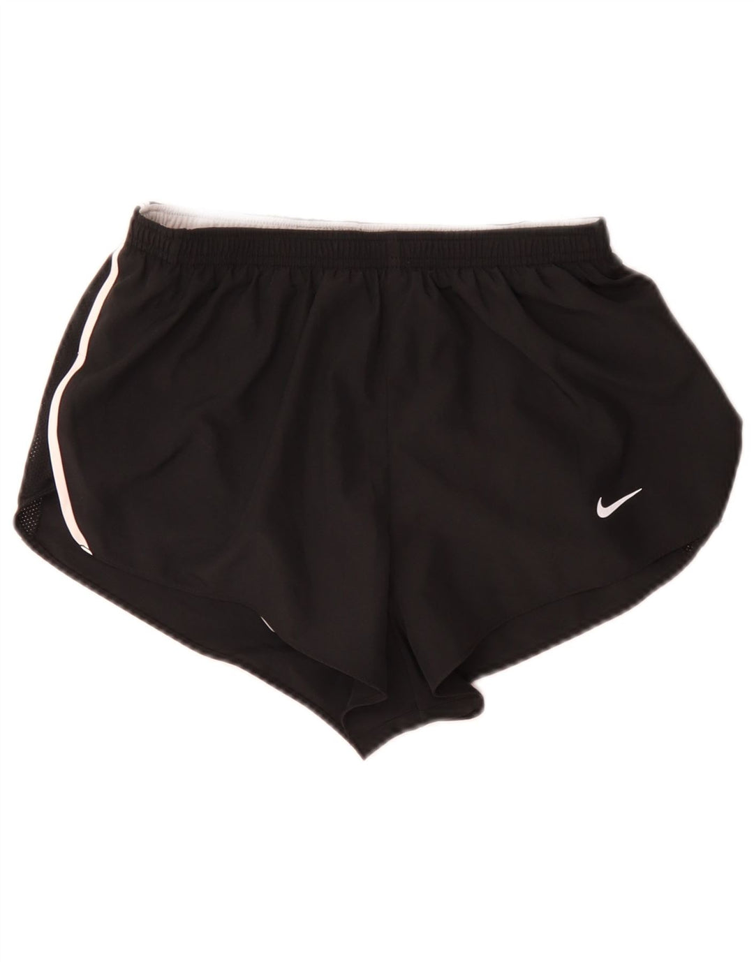 Nike Womens Dri Fit Sport Shorts UK 8 Small Black Polyester