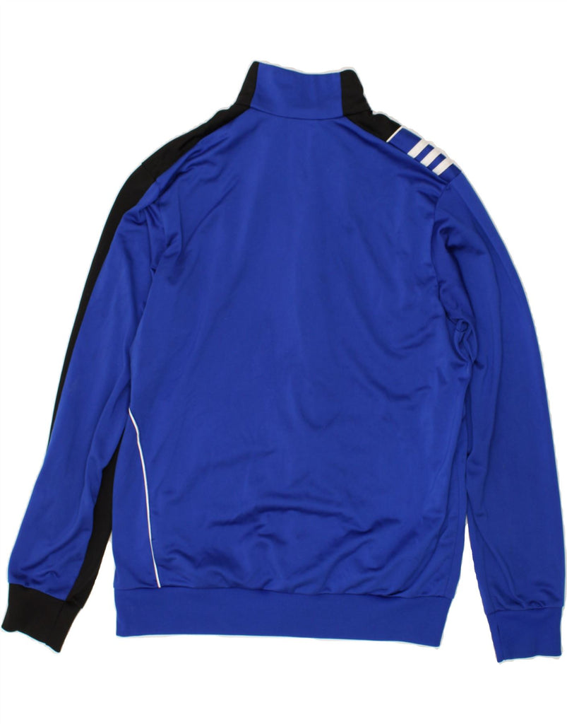 ADIDAS Mens Tracksuit Top Jacket UK 40/42 Medium Blue Colourblock | Vintage Adidas | Thrift | Second-Hand Adidas | Used Clothing | Messina Hembry 