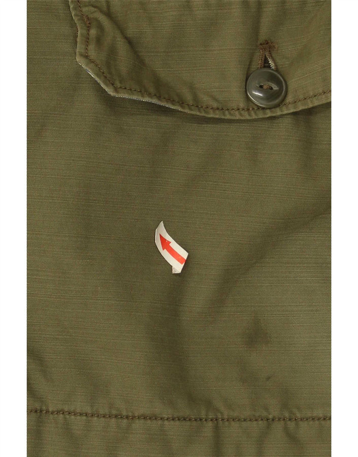 Levi's Mens Utility Jacket UK 42 XL Khaki Cotton